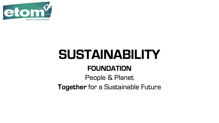 SUSTAINABILITY Foundation
