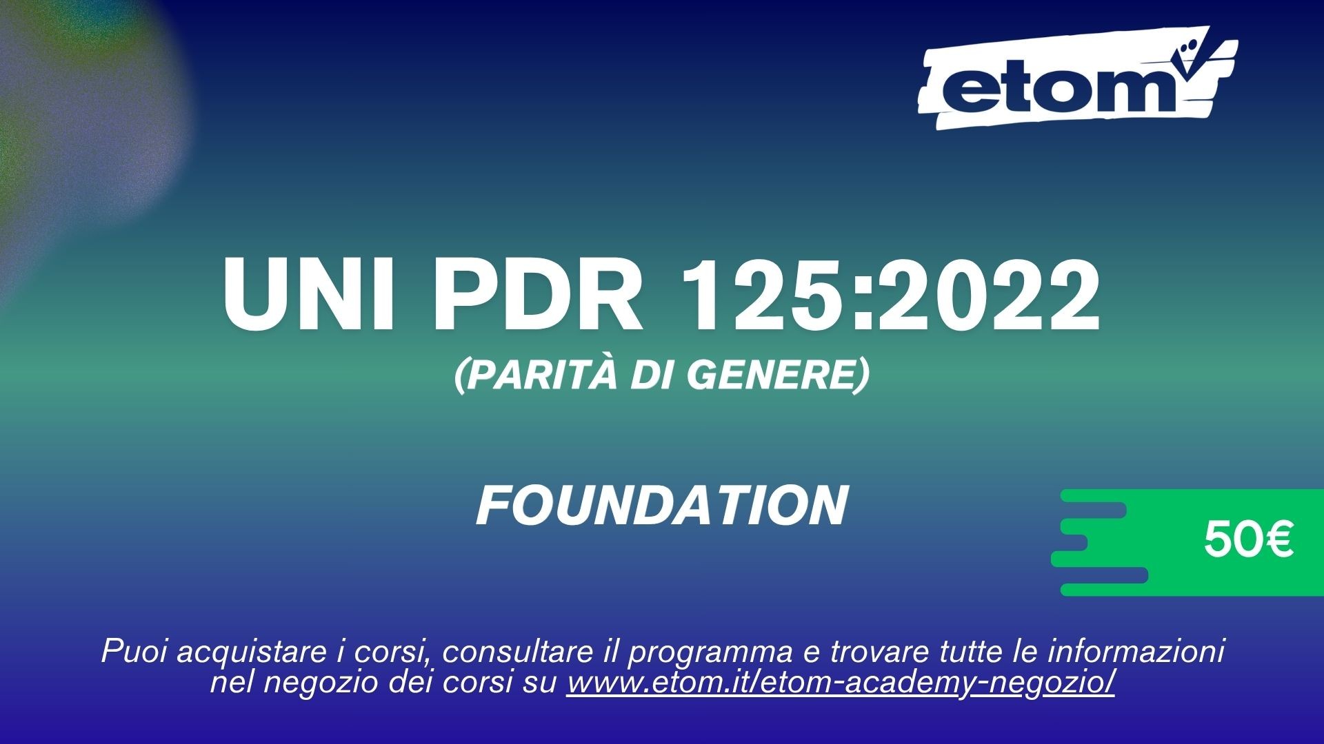 UNI PdR125:2022 Foundation [v.1.0]