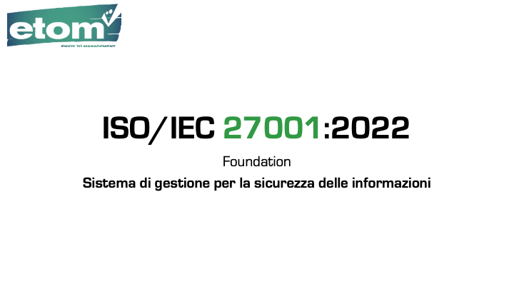 ISO/IEC 27001:2022 Foundation